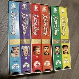 The Best Of I Love Lucy VHS Collection Most Memorable Episodes Volume 1-6 In Box